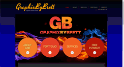 Desktop Screenshot of graphixbybrett.com